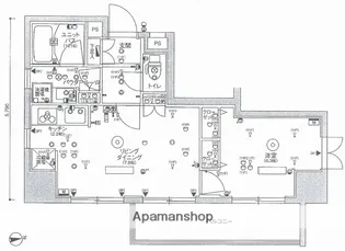 スカイコート上野稲荷町【4階】の間取り