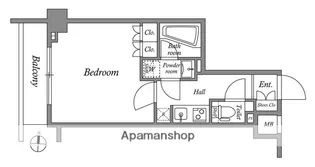 MFPRコート菊川【4階】の間取り