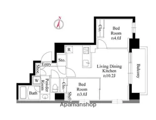 グランパセオ押上【2階】の間取り