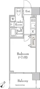 BLUROCK豊洲【6階】の間取り