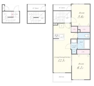 シエルブルー亀戸【3階】の間取り