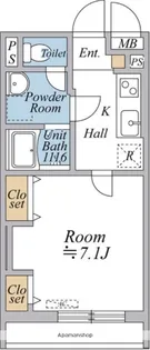 リブリ・曳舟【3階】の間取り