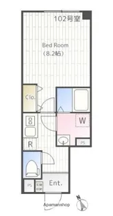 コーラルテラス南砂【1階】の間取り