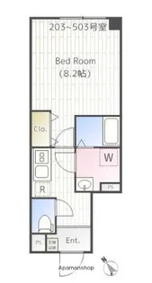 コーラルテラス南砂【3階】の間取り