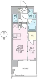 クレストコート東陽町【4階】の間取り
