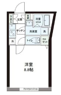 プロスタイルウェルス墨田【5階】の間取り