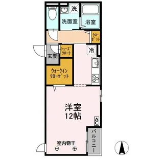 CASA VERT 今戸【3階】の間取り