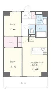 アヴェニーユ壱番館【3階】の間取り