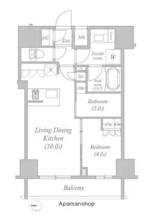 ACP RESIDENCE錦糸町【2階】の間取り