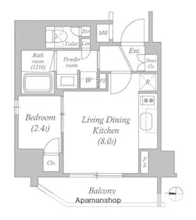 ACP RESIDENCE錦糸町【3階】の間取り