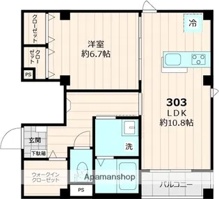 ケイ ハウス【3階】の間取り