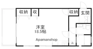 ユウキサンハイツ【1階】の間取り