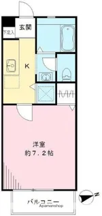 東京都杉並区永福2丁目【アパート】の間取り