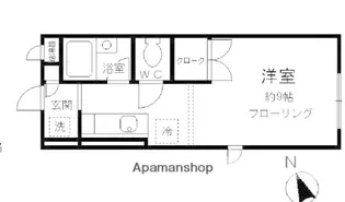 リジェ−ルむさしの【1階】の間取り