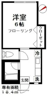東京都杉並区高井戸東3丁目【アパート】の間取り
