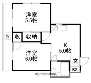 井の頭パークピア【303号室】の間取り