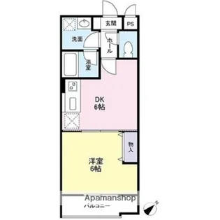 東京都杉並区松庵3丁目【マンション】の間取り