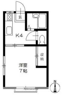 東京都武蔵野市関前3丁目【アパート】の間取り