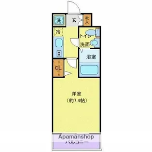 東京都武蔵野市中町2丁目【マンション】の間取り