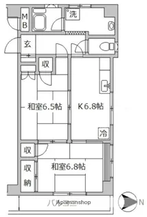 東京都練馬区関町南4丁目【マンション】の間取り