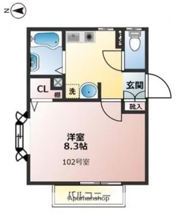 東京都武蔵野市吉祥寺南町2丁目【アパート】の間取り
