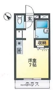 東京都杉並区天沼3丁目【アパート】の間取り
