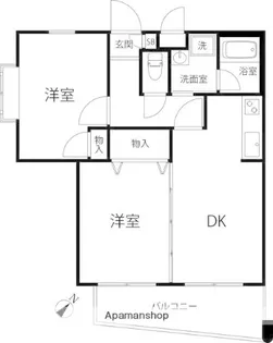 東京都三鷹市牟礼2丁目【マンション】の間取り