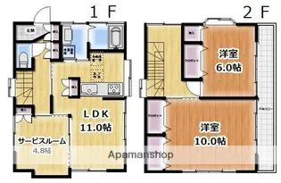 東京都武蔵野市吉祥寺本町3丁目【一戸建】の間取り