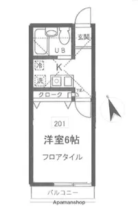 東京都武蔵野市吉祥寺南町5丁目【アパート】の間取り