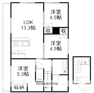 エスペランサK【2階】の間取り