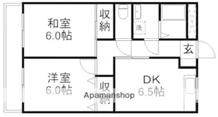 メゾンあからぎ【202号室】の間取り