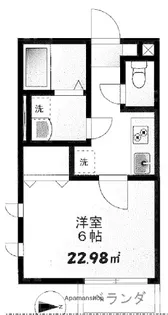 東京都杉並区天沼2丁目【アパート】の間取り