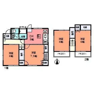 東京都三鷹市井口5丁目【一戸建】の間取り