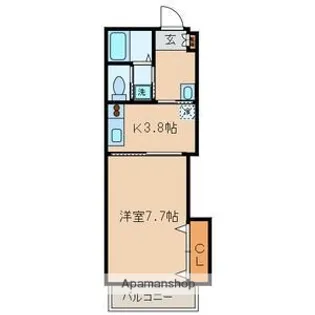 東京都小金井市梶野町4丁目【マンション】の間取り