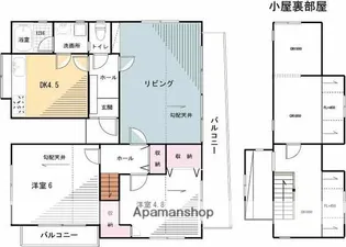 東京都三鷹市大沢6丁目【アパート】の間取り