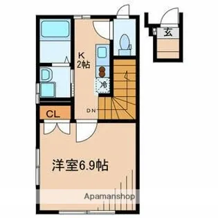 東京都杉並区西荻南2丁目【アパート】の間取り