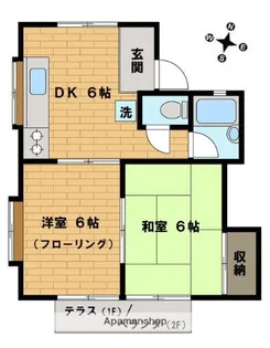 東京都三鷹市牟礼3丁目【アパート】の間取り