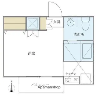 東京都武蔵野市吉祥寺南町4丁目【アパート】の間取り