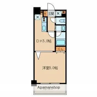 東京都三鷹市下連雀9丁目【マンション】の間取り