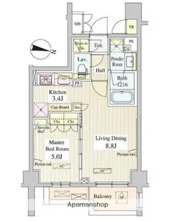 東京都杉並区永福4丁目【マンション】の間取り