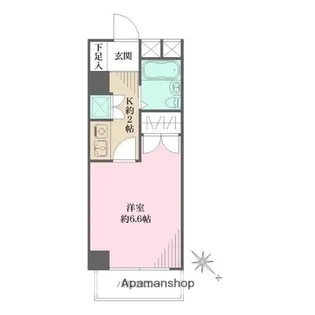 東京都小金井市東町3丁目【マンション】の間取り