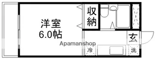 グリーンハイツ【202号室】の間取り