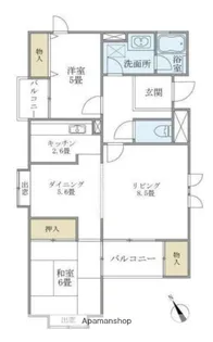 東京都杉並区久我山4丁目【マンション】の間取り