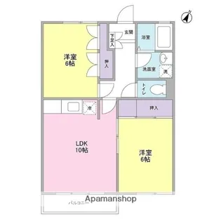 東京都練馬区関町北4丁目【マンション】の間取り