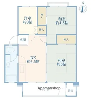 東京都世田谷区北烏山2丁目【マンション】の間取り