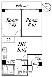 東京都杉並区上井草4丁目【マンション】の間取り