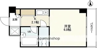 東京都武蔵野市中町3丁目【マンション】の間取り