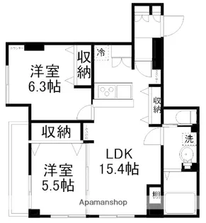 ブライト吉祥寺【304号室】の間取り