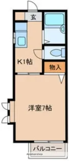 東京都三鷹市牟礼1丁目【アパート】の間取り