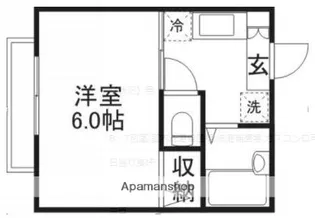 プロヴァンスハイム【102号室】の間取り
